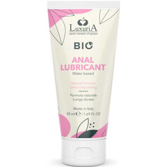 INTIMATELINE - LUBRICANTE ANAL LUXURIA BIO A BASE DE AGUA 50 ML