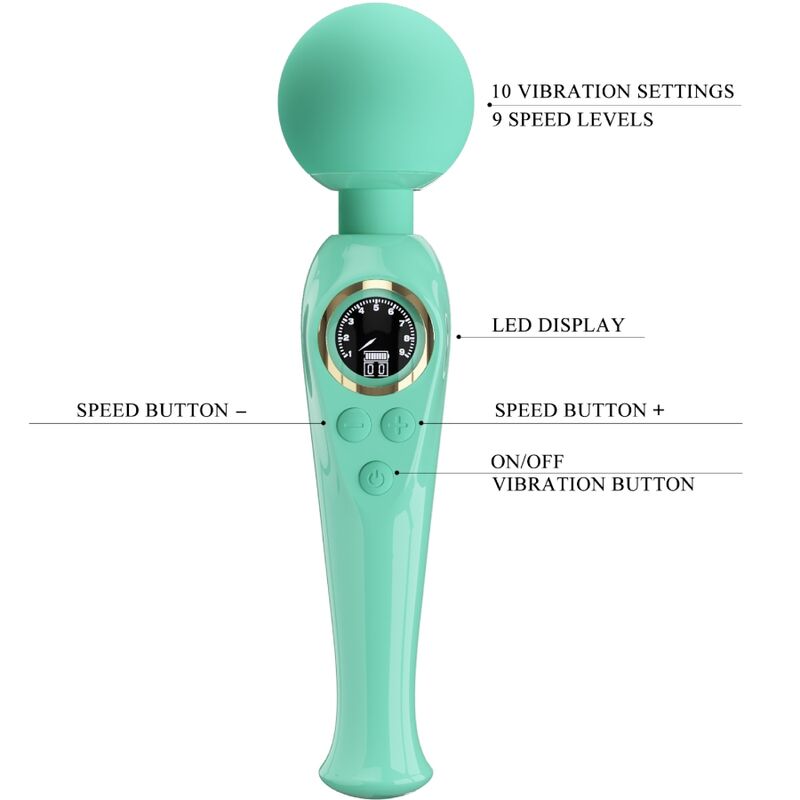 PRETTY LOVE - VIBRADOR SKYLER GREEN WAND
