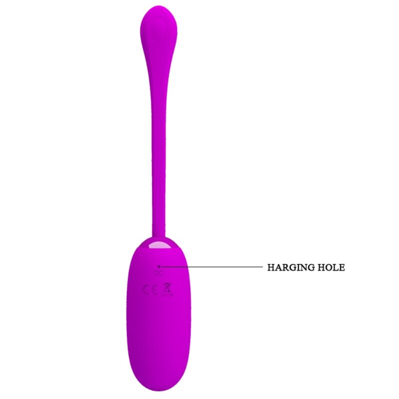 PRETTY LOVE - HUEVO VIBRADOR RECARGABLE Y RESISTENTE AL AGUA JULIUS MORADO