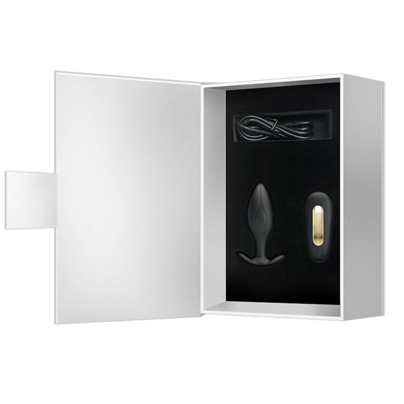 PRETTY LOVE - VIBRADOR ANAL REGINA RECARGABLE NEGRO