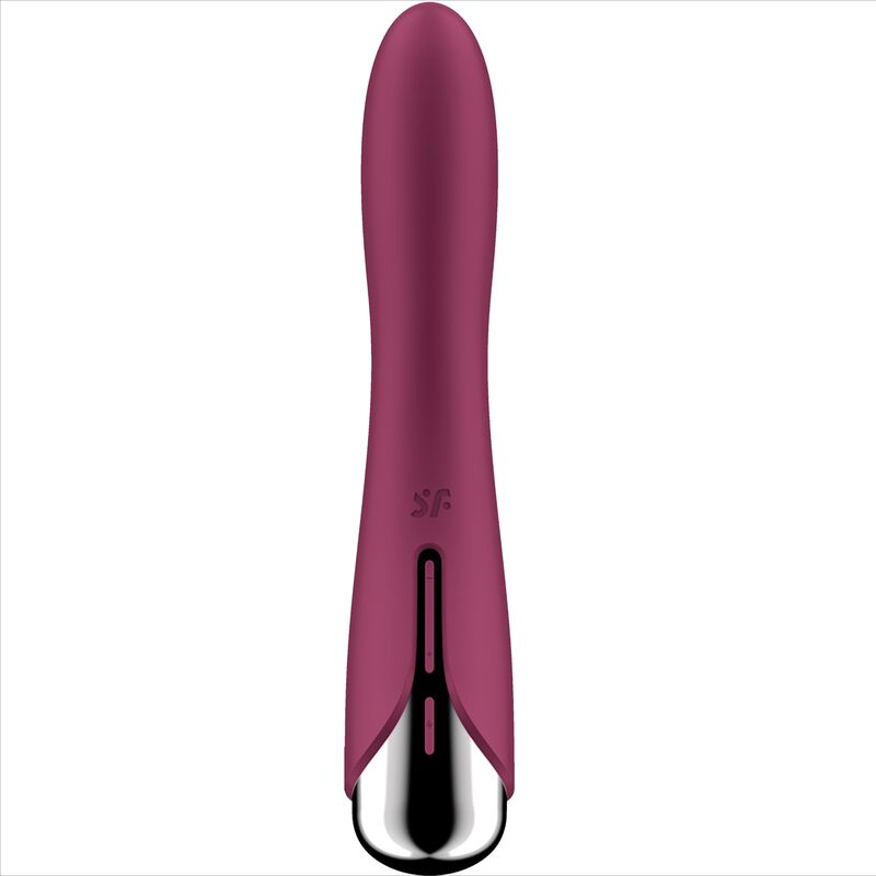 SATISFYER - VIBRADOR GIRATORIO CON ROTADOR DEL PUNTO G ROJO