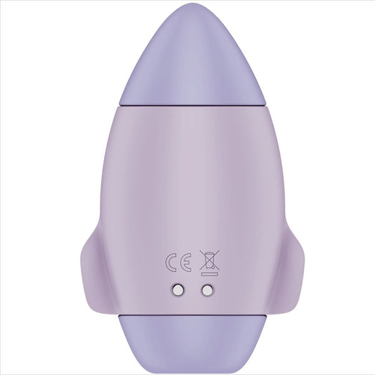 SATISFYER - MISSION CONTROL VIBRADOR PEQUEÑO DE DOBLE IMPULSO COLOR LILA