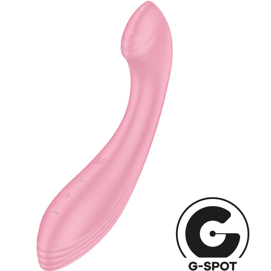 SATISFYER - VIBRADOR G-FORCE ESTIMULADOR DEL PUNTO G ROSA