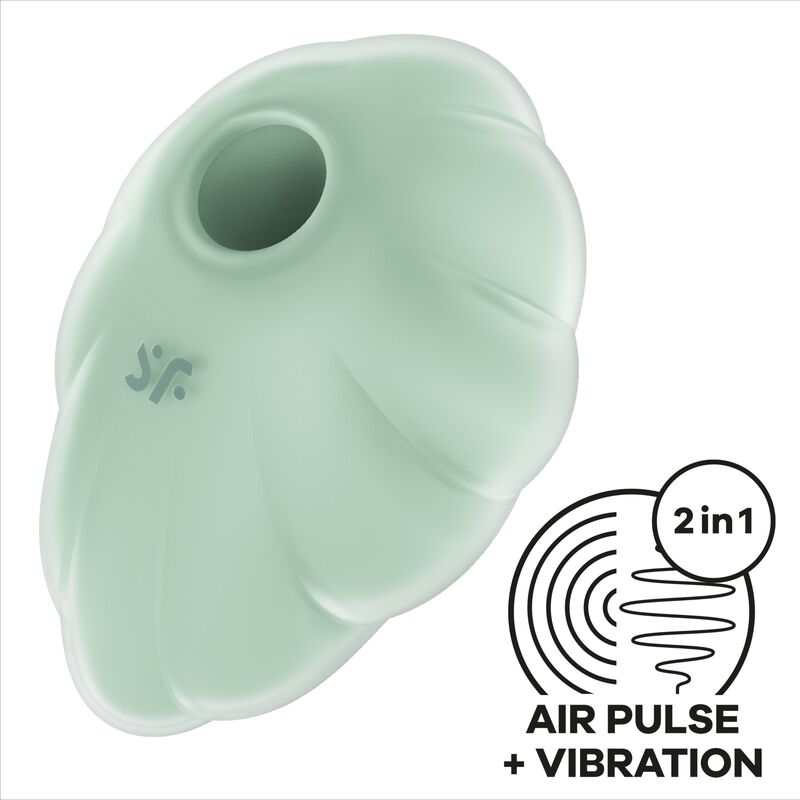 SATISFYER - CLOUD DANCER VIBRADOR DE PULSO DE AIRE VERDE