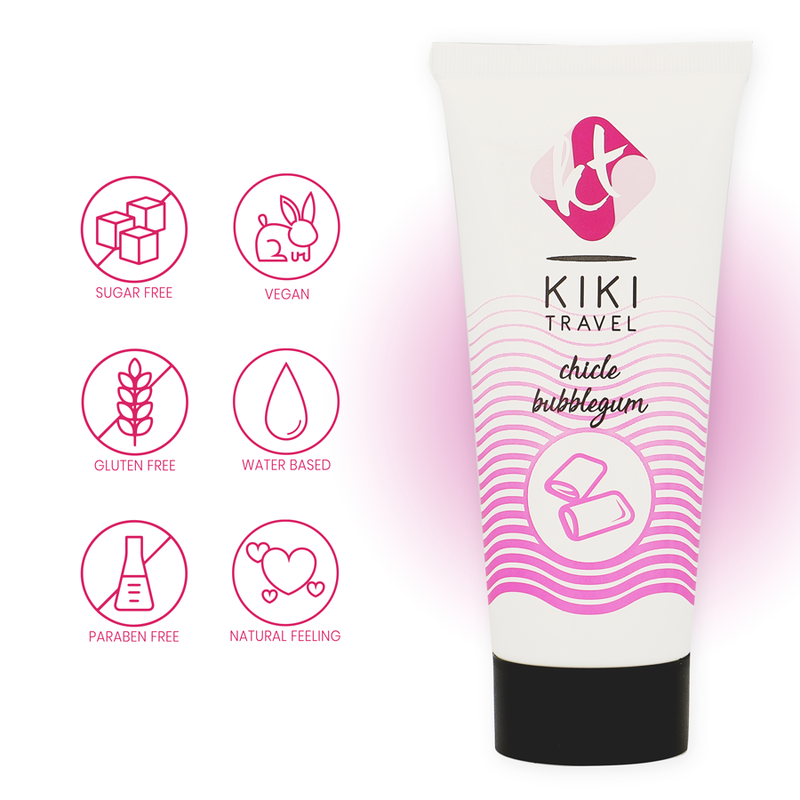KIKÍ TRAVEL - LUBRIFIANT BUBBLEGUM 50 ML