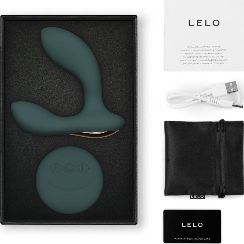 LELO - HUGO 2 GREEN MASAJEADOR DE PRÓSTATA CON CONTROL REMOTO
