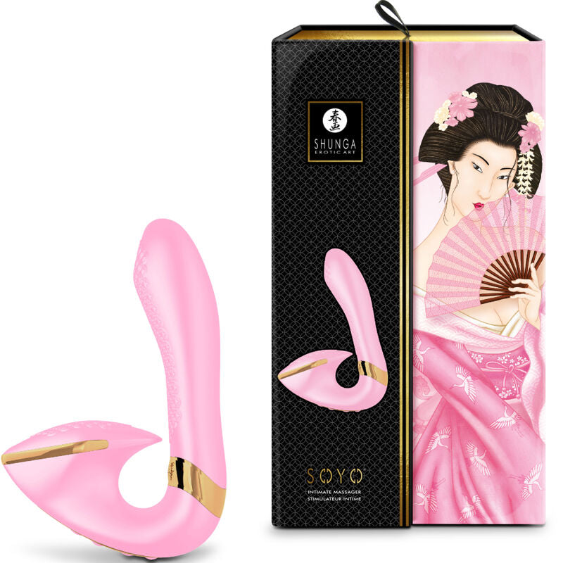 SHUNGA - MASAJEADOR INTIMO SOYO ROSA