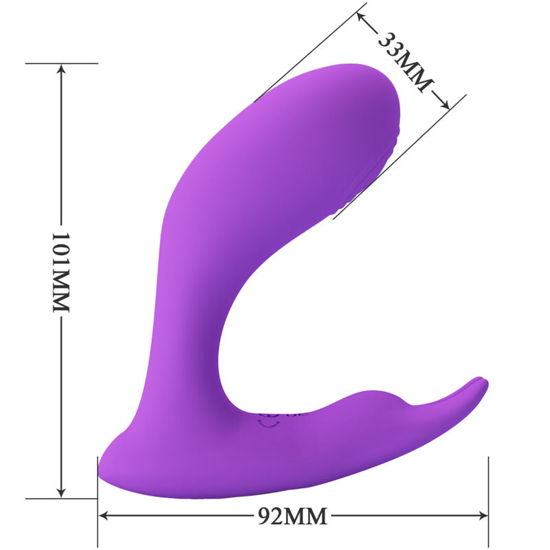PRETTY LOVE - IDABELLE VIBRATION &amp; PULSATION TÉLÉCOMMANDE VIOLET