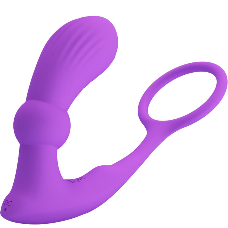 PRETTY LOVE - ANILLO ANAL Y VIBRADOR WARREN VIOLET
