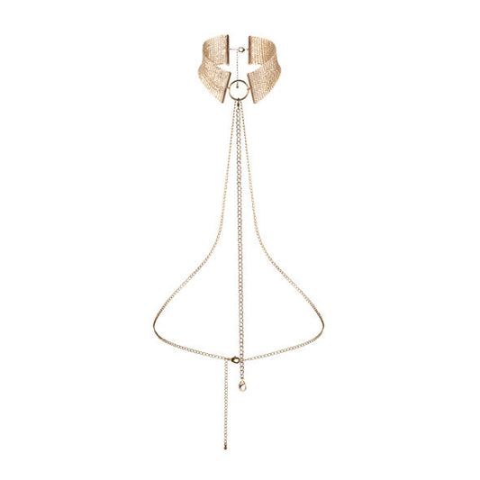 BIJOUX - COLLAR METALIZADO DÉSIR MÉTALLIQUE DORADO