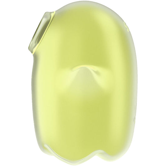 SATISFYER - VIBRADOR Y PULSO DE AIRE GHOST BRILLANTE AMARILLO