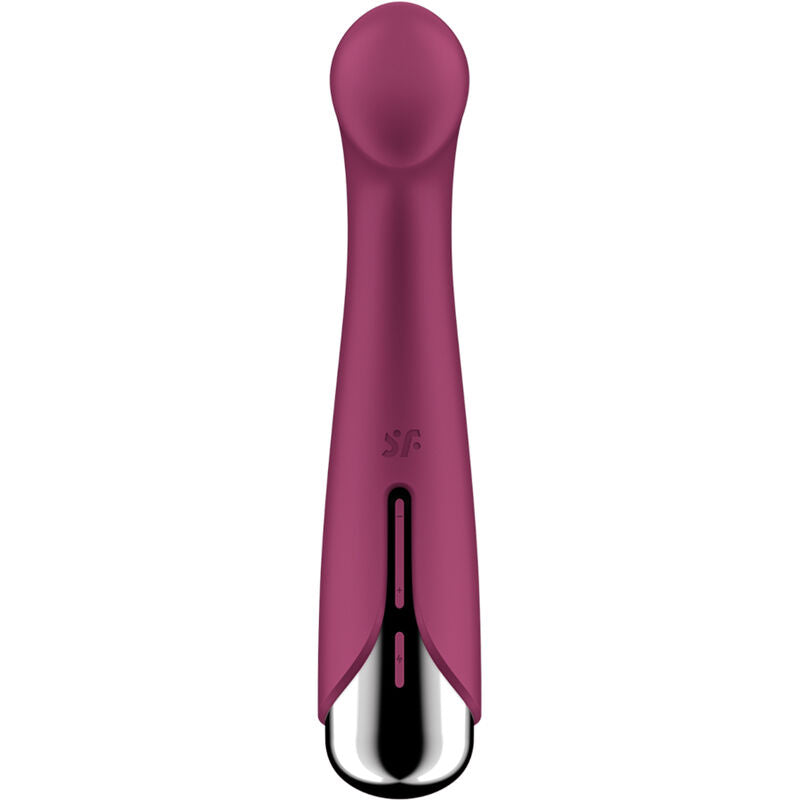 SATISFYER - VIBRADOR ROTATORIO SPINNING G-SPORT 1 ROJO