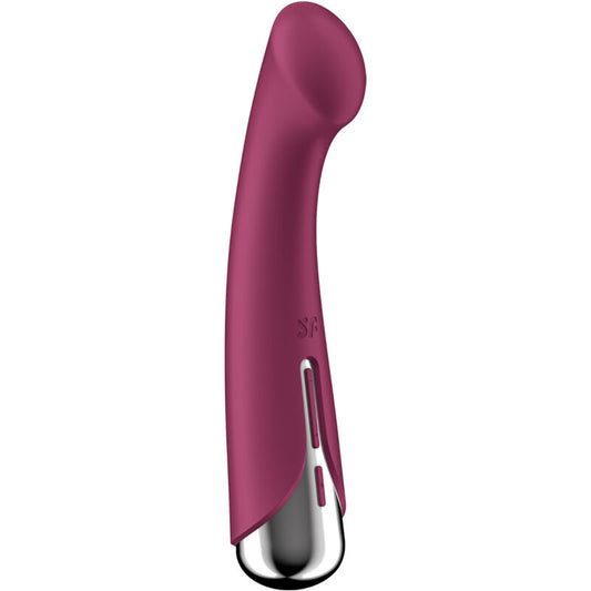 SATISFYER - VIBRADOR ROTATORIO SPINNING G-SPORT 1 ROJO