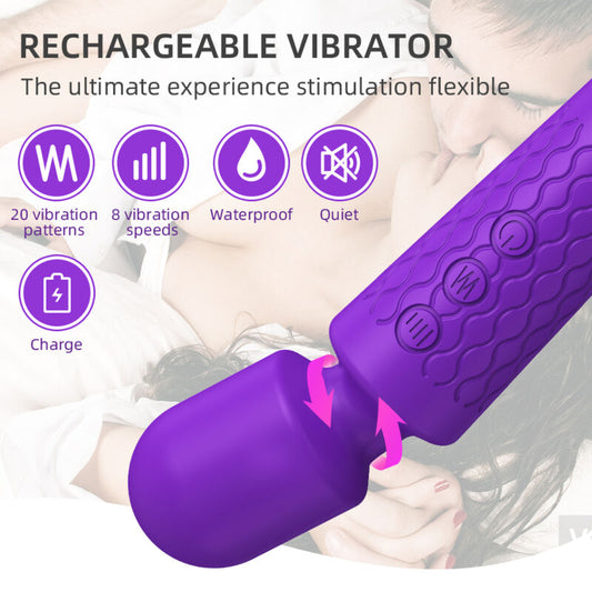 ARMONY - MASAJEADOR Y VIBRADOR VIOLETA