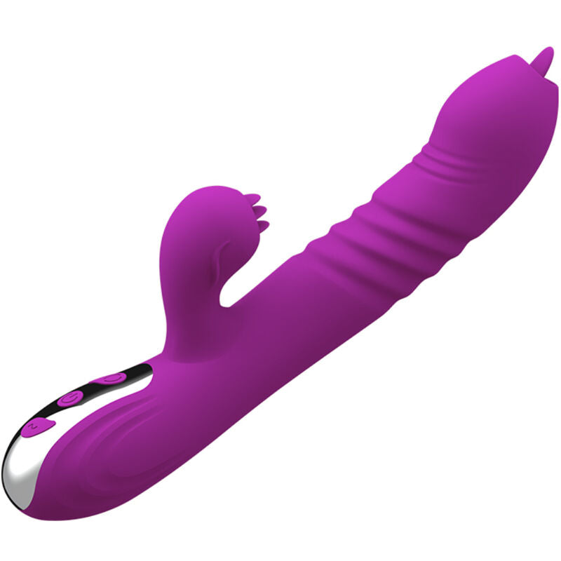 ARMONY - VIBRADOR MULTIFUNCIÓN FAIRY DOBLE LENGUA VIOLETA EFECTO CALOR
