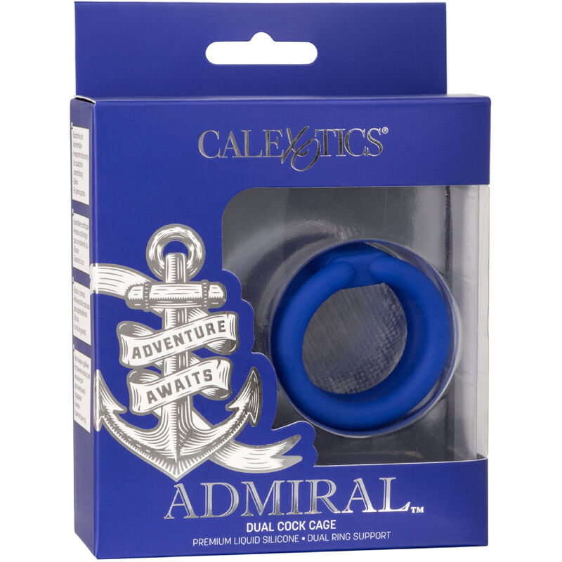 CALEXOTICS - ADMIRAL - JAULA DOBLE PARA PENE AZUL