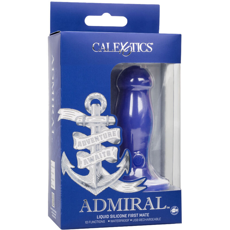 CALEXOTICS - ADMIRAL FIRST MATE - VIBRADOR ANAL AZUL