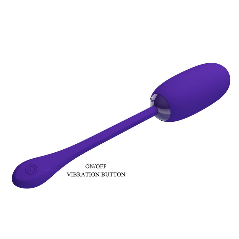PRETTY LOVE - HUEVO VIBRADOR RECARGABLE Y RESISTENTE AL AGUA JULIUS MORADO