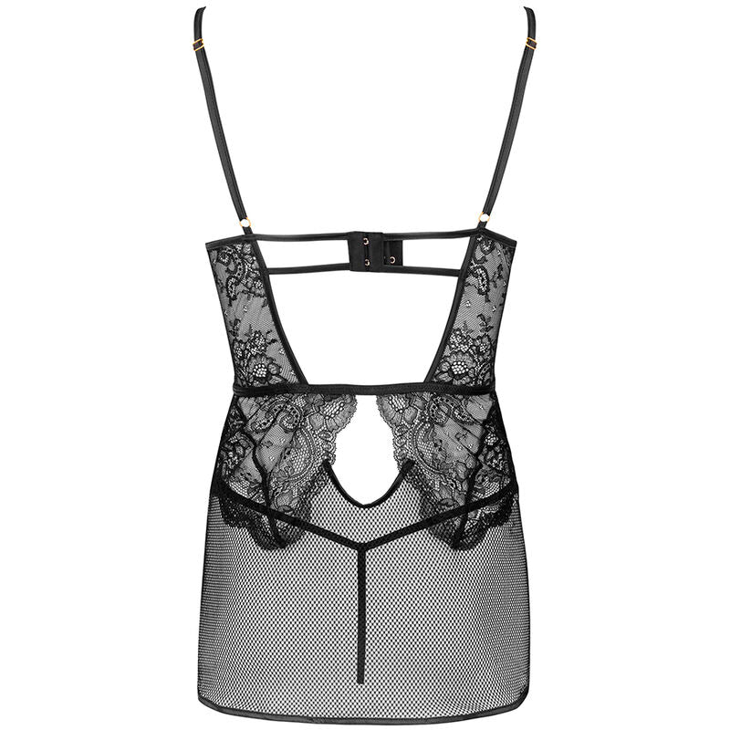 LIVCO CORSETTI FASHION - BARIRIN LC 90633 CAMISA + BRAGUITA NEGRA