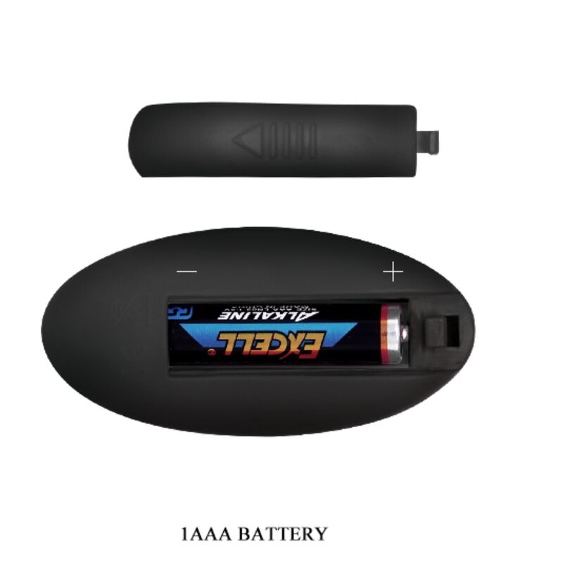 MR PLAY - POTENTE VIBRADOR CONTROL REMOTO PLUG ANAL NEGRO