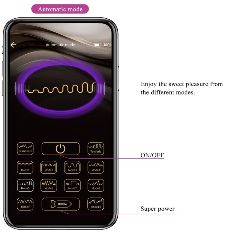 PRETTY LOVE - ELVIRA KEGEL BALLS TÉLÉCOMMANDE APPLI VIOLET