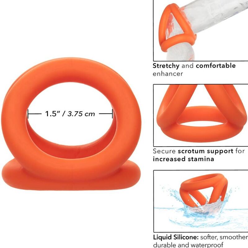 CALEXOTICS - ALPHA TRI-RING NARANJA