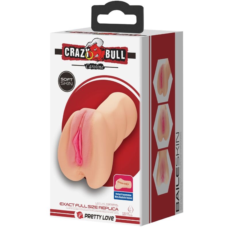 CRAZY BULL - MASTURBADOR CAROLINE CON FORMA DE VAGINA