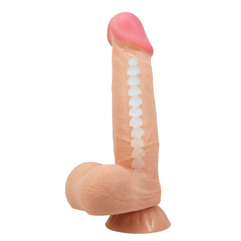PRETTY LOVE - DILDO REALISTA SERIE PIEL DESLIZANTE CON VENTOSA DESLIZANTE 21,8 CM