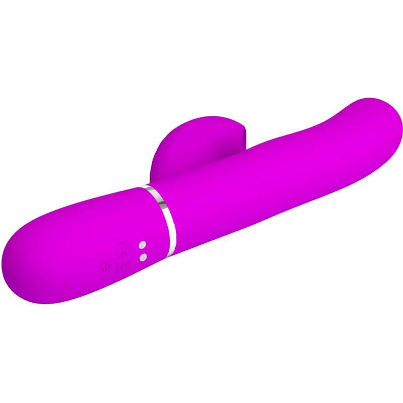 PRETTY LOVE - VIBRADOR PERLITA MULTIFUNCIÓN 3 EN 1 PUNTO G VIOLETA