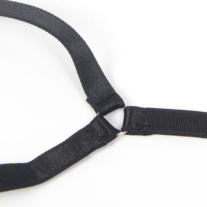 SUBBLIME - DISFRAZ DE POLICÍA CON CUERPO DE ENCAJE NEGRO L/XL