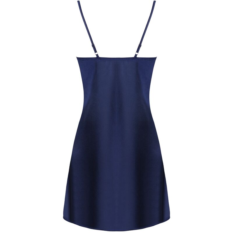 LIVCO CORSETTI FASHION - JACQUELINE LC 90249 BATA + CAMISA + BRAGUITA AZUL MARINO S/M