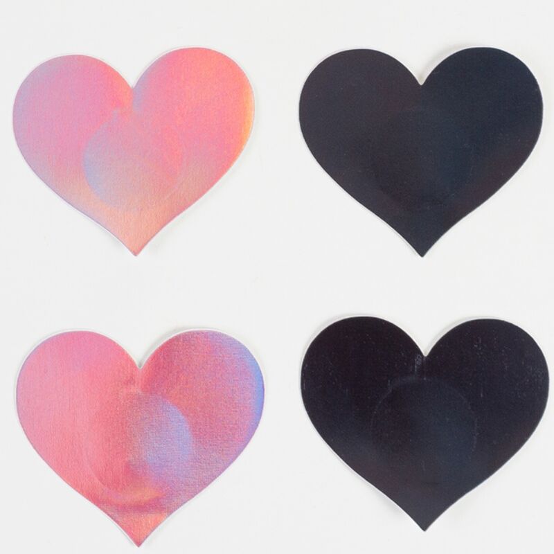 JUEGO SECRETO - ¡PECHOS WOW! CUBREPEZONES CON CORAZONES