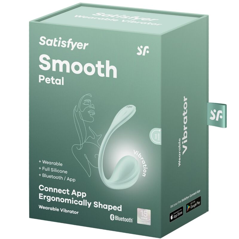 SATISFYER - ESTIMULADOR DEL PUNTO G SMOOTH PETAL WATER GREEN APP GRATUITA
