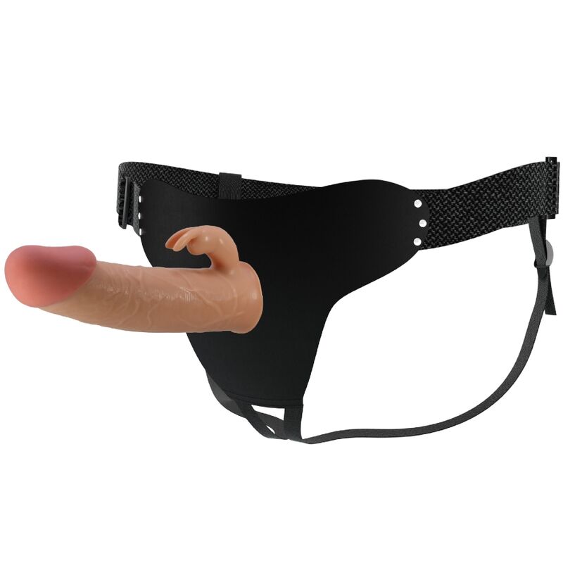 PRETTY LOVE - MAVIS ARNÉS BRAGUITAS UNIVERSALES CON DILDO 19 CM NATURAL