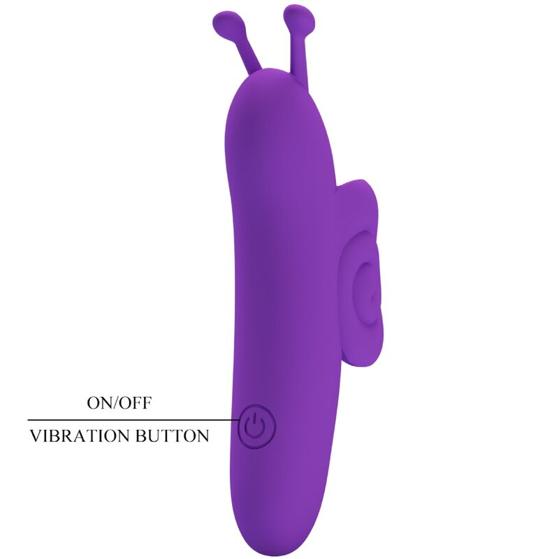 PRETTY LOVE - PODEROSO ESTIMULADOR DE DEDOS DE CARACOL MORADO