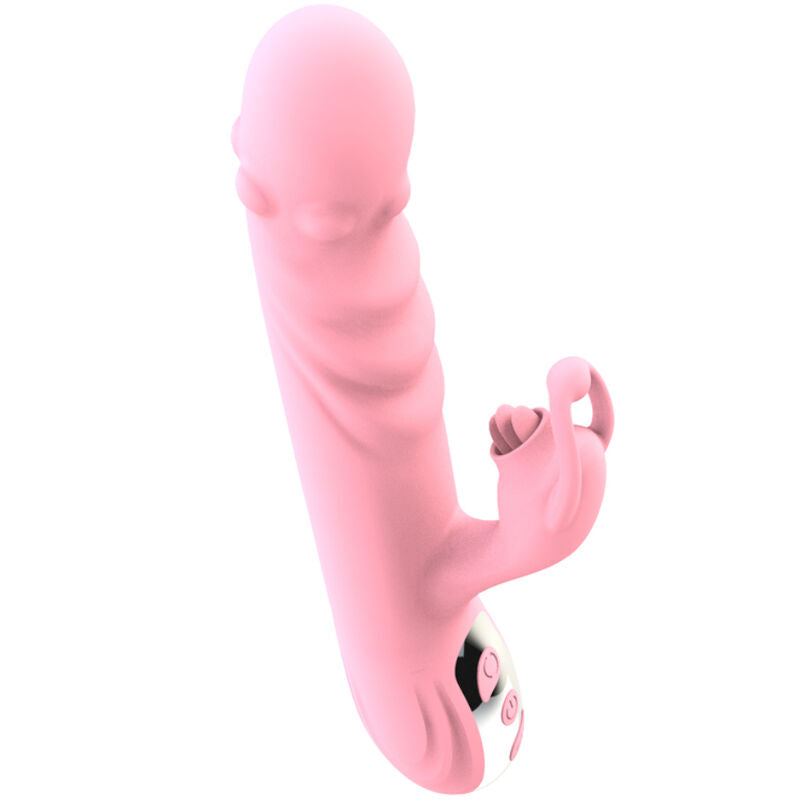 ARMONY - VIBRADOR DE LENGUA COMPLETAMENTE CON LENGUA ESTIMULANTE EFECTO CALOR ROSA