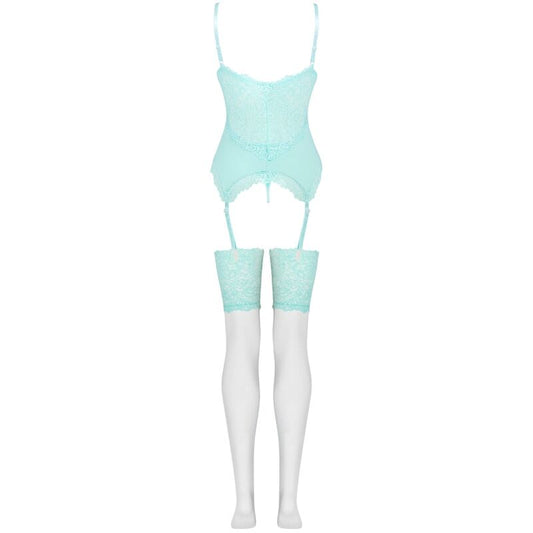 LIVCO CORSETTI FASHION - PERSINNE MIT EMPORIO CONJUNTO CORSÉ + PANTY + MEDIAS