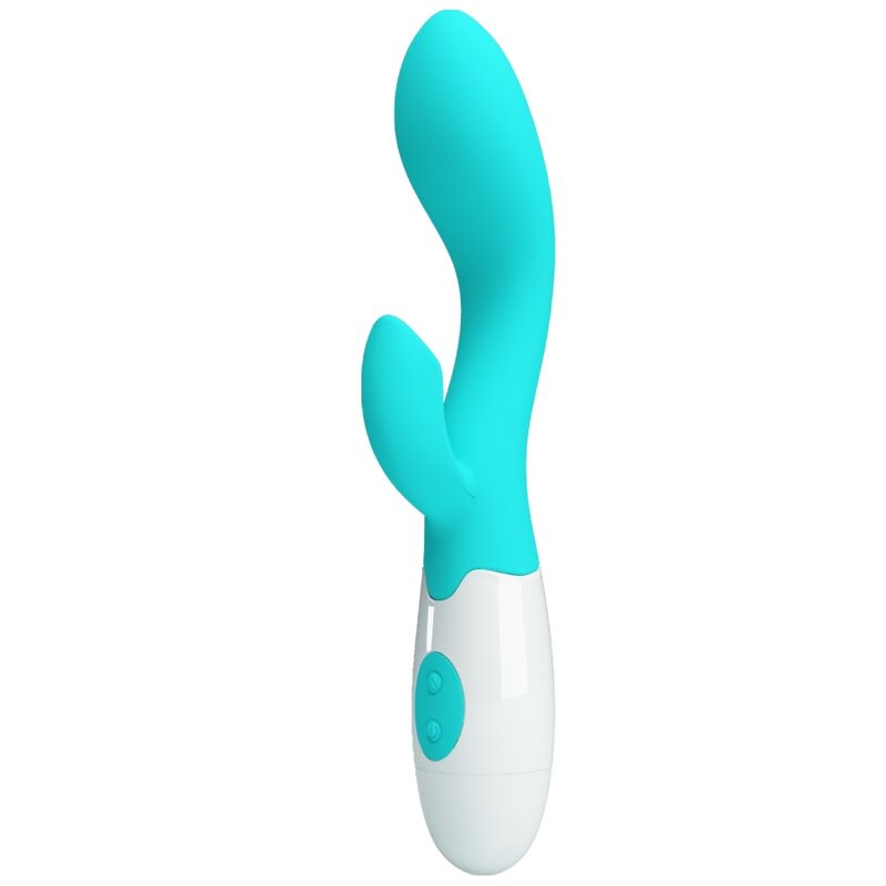 PRETTY LOVE - VIBRADOR DE PUNTO G BRILLANTE VERDE AGUA