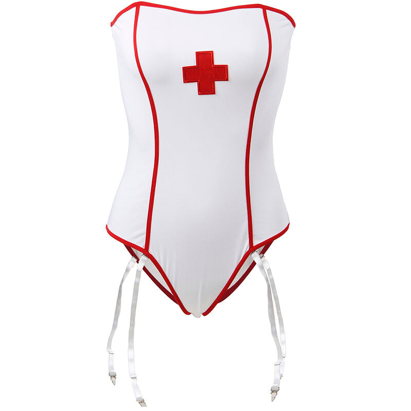 SUBBLIME - SEXY NURSE COSTUME WITH TEDDY L/XL