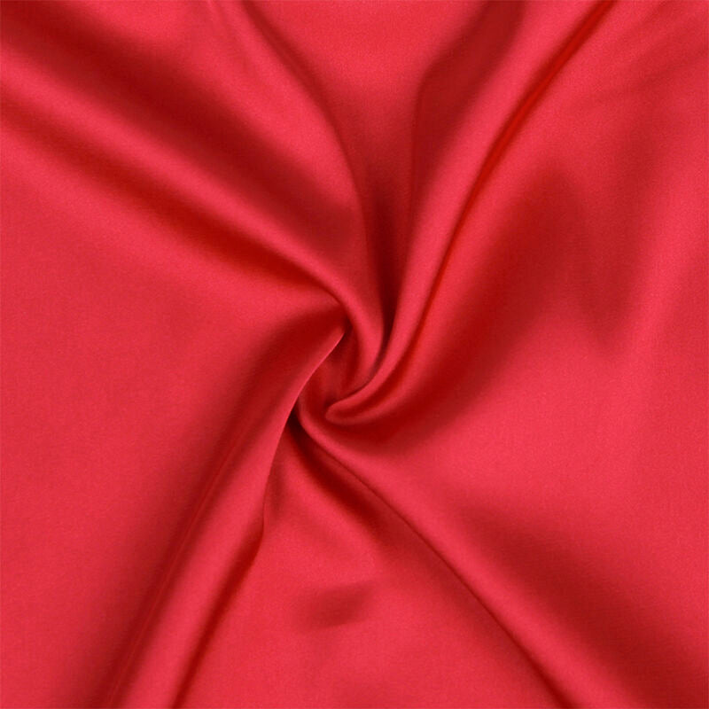 SUBBLIME - BABYDOLL DE SATÉN CON ENCAJE ROJO L/XL