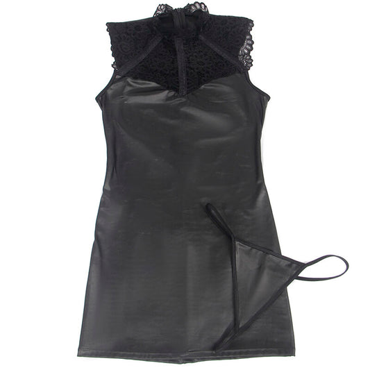 SUBBLIME - VESTIDO DE CUERO SEXY L/XL