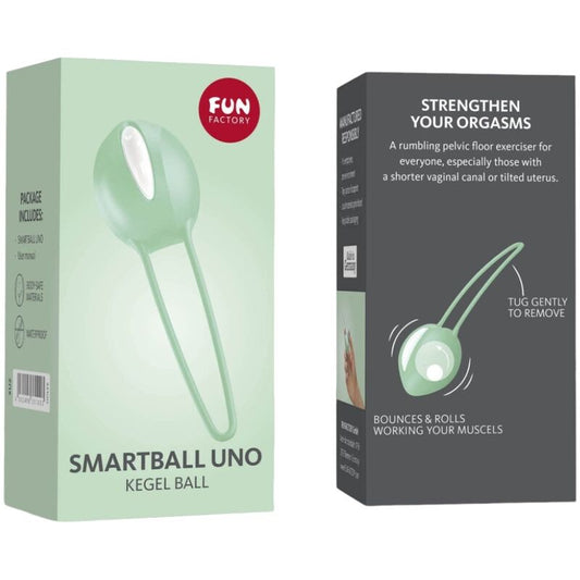 FUN FACTORY - SMARTBALL UNO PELOTA PÉLVICA BLANCA / VERDE PISTACHO