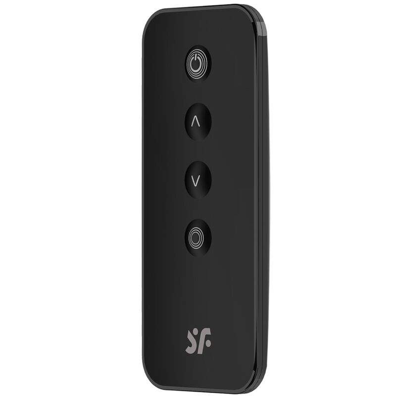 SATISFYER - ESTIMULADOR DE PUNTO G CON PÉTALOS ACANALADOS, CONTROL REMOTO, APLICACIÓN GRATUITA, NEGRO