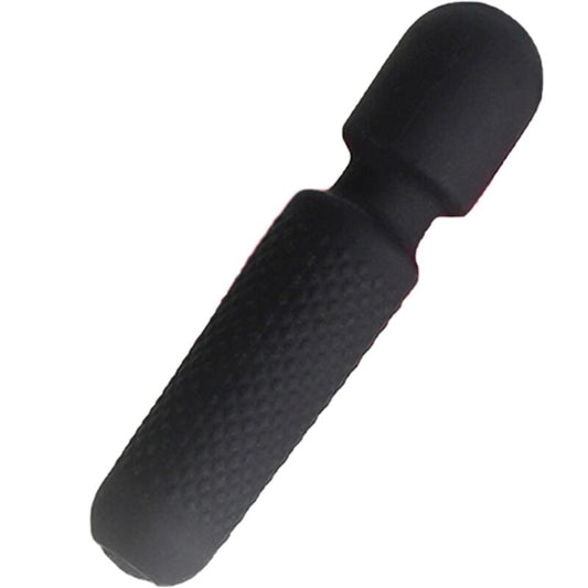 ARMONY - TU MASAJEADOR Y VIBRADOR MÁGICO RECARGABLE 10 VIBRACIONES VARITA PUNTOS NEGROS