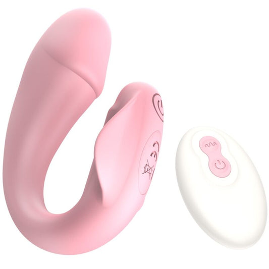 ARMONY - FRESHFUN CICI VIBRADOR CON CABLE CONTROL REMOTO Y APP 10 VIBRACIONES ROSA