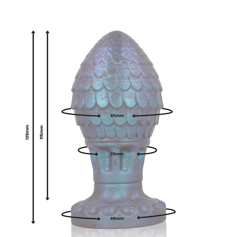 ÉPICO - PLUG ANAL VRAKOS DRAGON EGG TALLA L