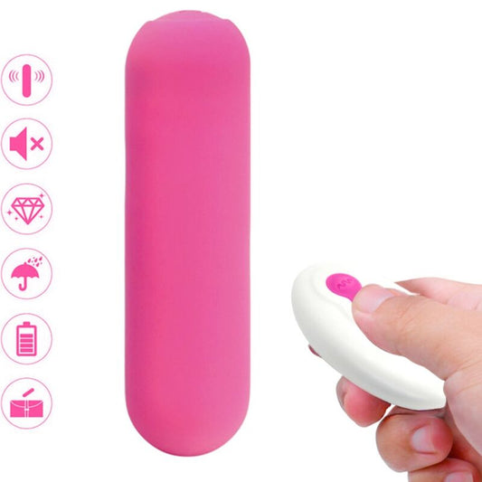 ARMONY - SPLASH JOIE VIBRADOR BALA SILICONA CONTROL REMOTO 10 VIBRACIONES 75 X 19 CM ROSA
