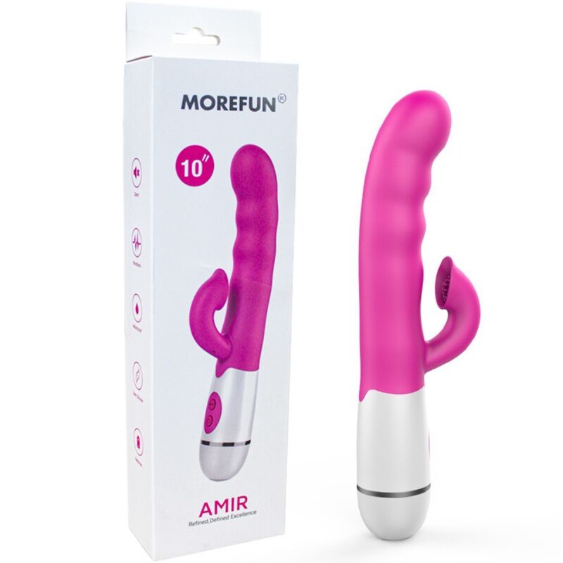 ARMONY - AMIR VIBRADOR MULTIFUNCIÓN CON LENGUA ESTIMULANTE 16 VELOCIDADES ROSA