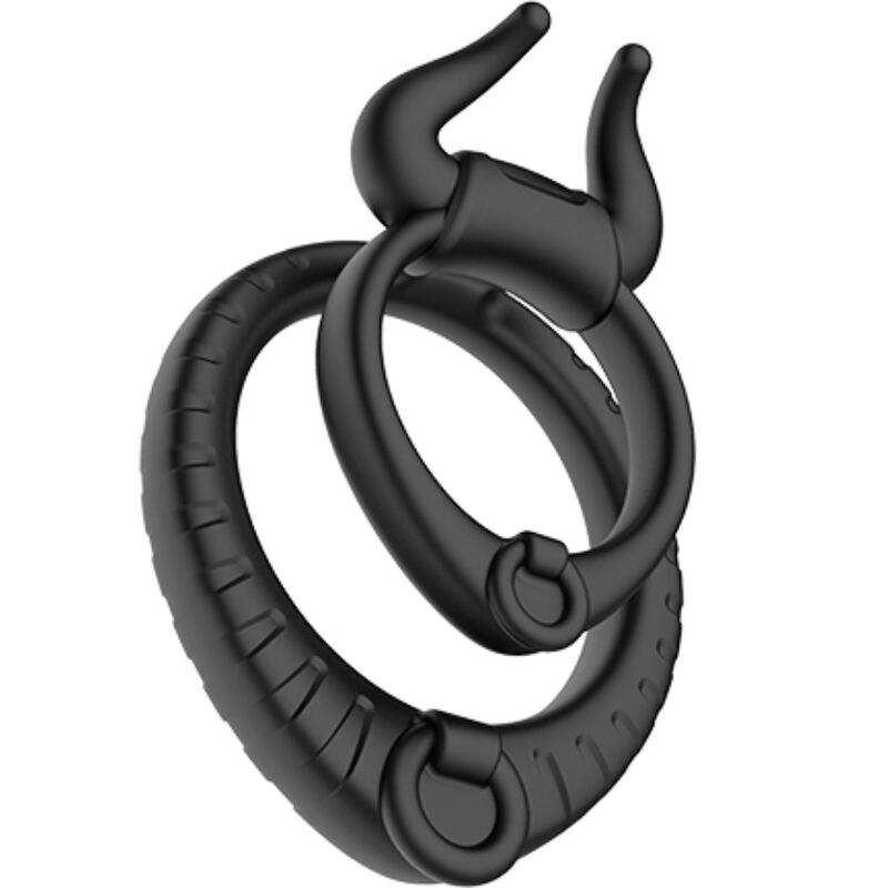 ARMONY - ANILLO BULL'S PASION NEGRO