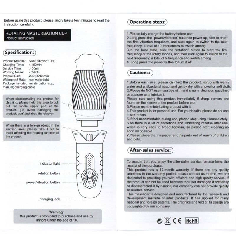ARMONY - BELUCCI MASTURBADOR ORAL VIBRADOR BLANCO
